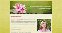 Desktop Screenshot of huber-psychotherapie.de